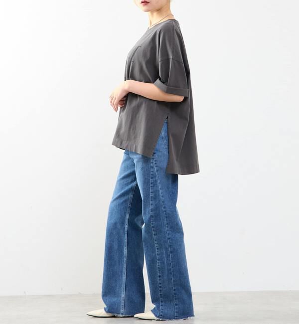 SOFFITTO「《定番》顔料染プリントTシャツ」|Tシャツ・カットソー|