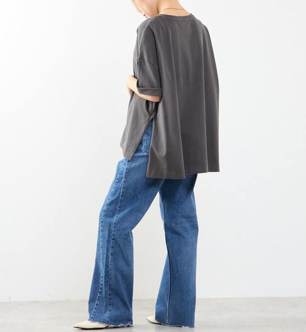 SOFFITTO「《定番》顔料染プリントTシャツ」|Tシャツ・カットソー|