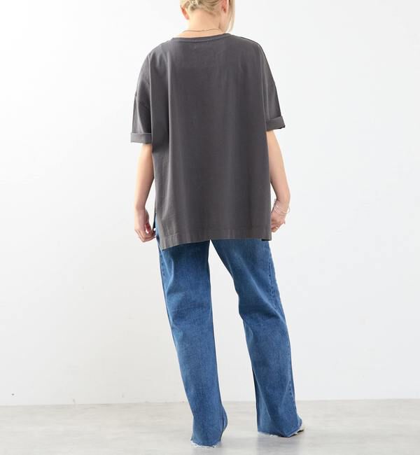 SOFFITTO「《定番》顔料染プリントTシャツ」|Tシャツ・カットソー|