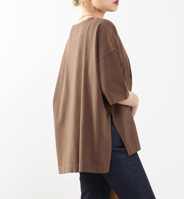 SOFFITTO「《定番》顔料染プリントTシャツ」|Tシャツ・カットソー|