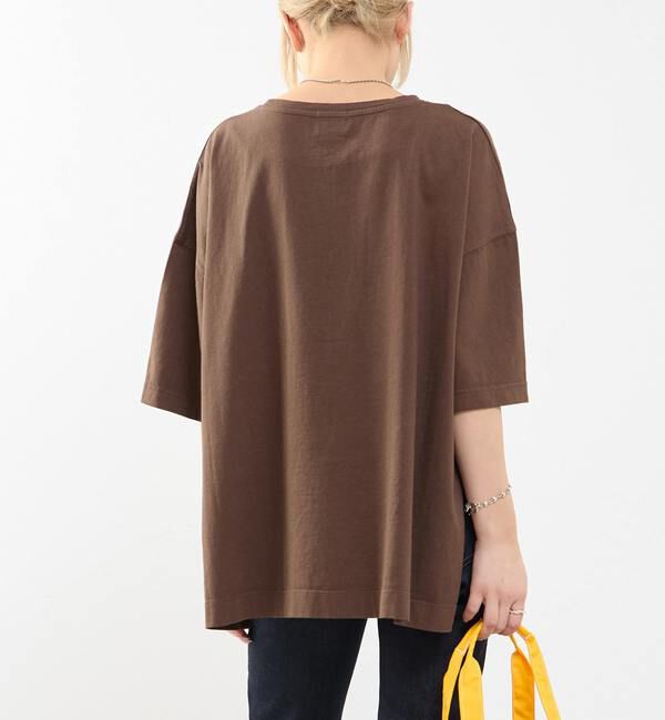 SOFFITTO「《定番》顔料染プリントTシャツ」|Tシャツ・カットソー|