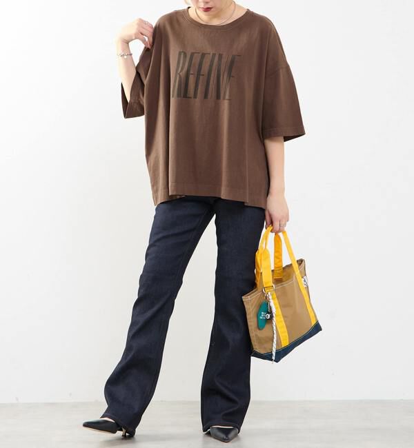 SOFFITTO「《定番》顔料染プリントTシャツ」|Tシャツ・カットソー|