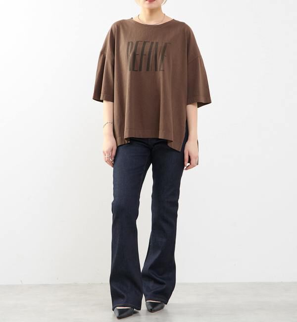 SOFFITTO「《定番》顔料染プリントTシャツ」|Tシャツ・カットソー|