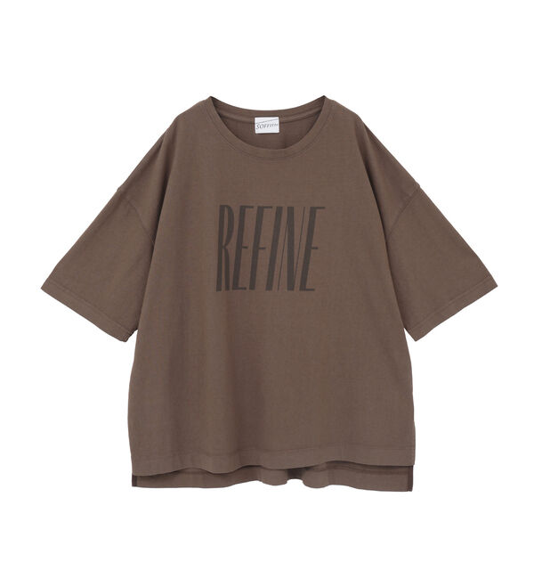 SOFFITTO「《定番》顔料染プリントTシャツ」|Tシャツ・カットソー|