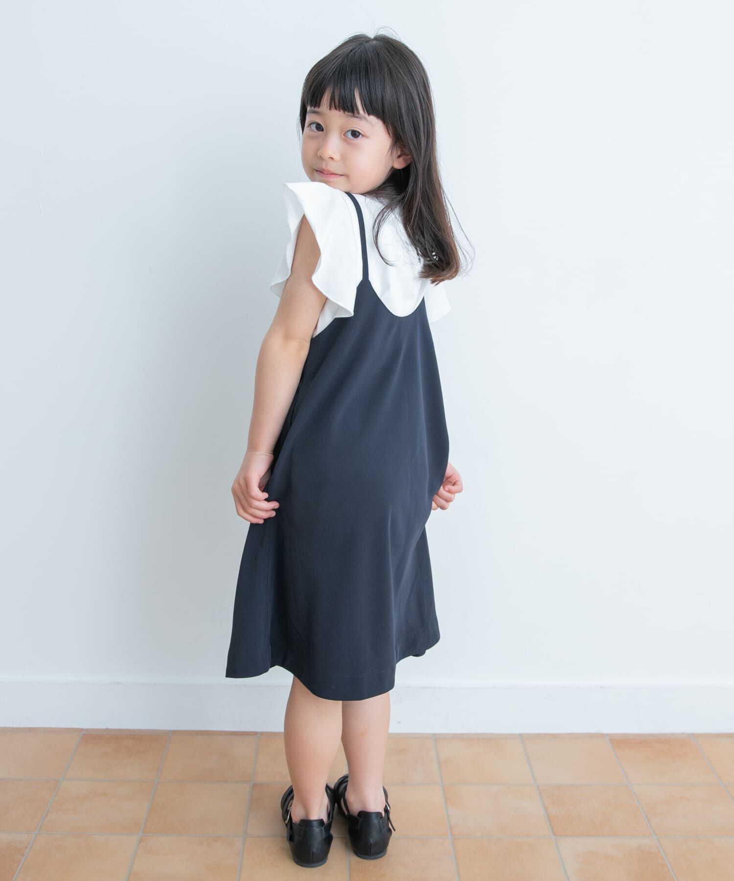 URBAN RESEARCH DOORS「エステルツイルキャミワンピース(KIDS)」|ワンピース|