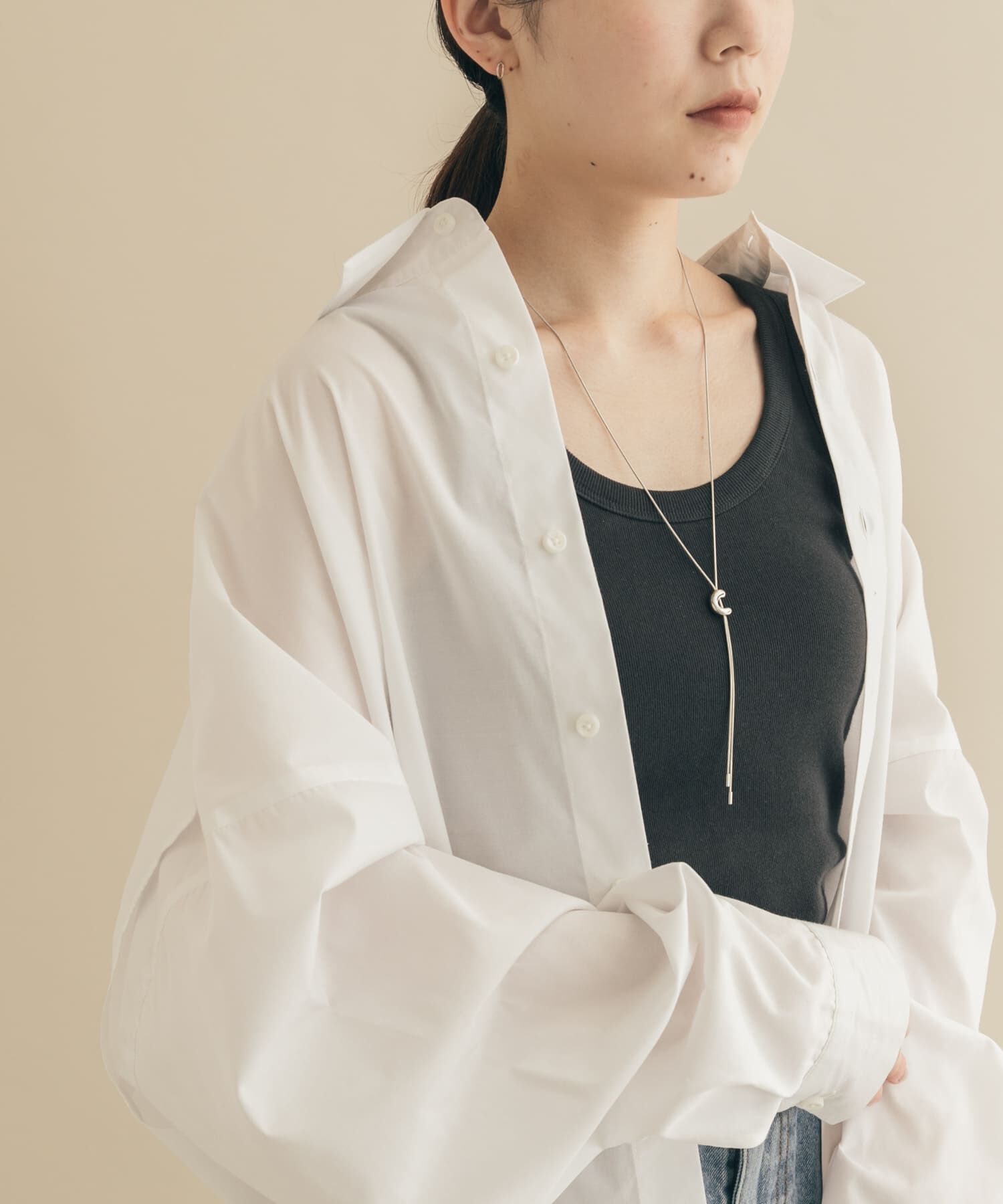 SMELLY「ニュアンスメタルスライドネックレス」|ネックレス|