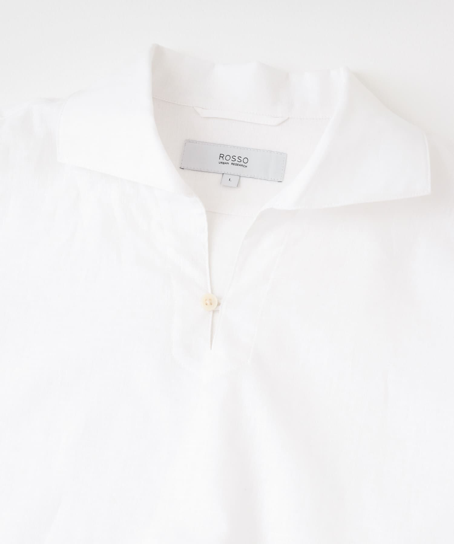 URBAN RESEARCH ROSSO「『XLサイズあり』リラックスコットンリネンスキッパーシャツ」|シャツ・ブラウス|