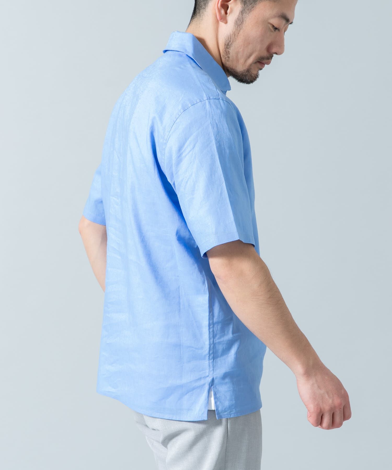 URBAN RESEARCH ROSSO「『XLサイズあり』リラックスコットンリネンスキッパーシャツ」|シャツ・ブラウス|