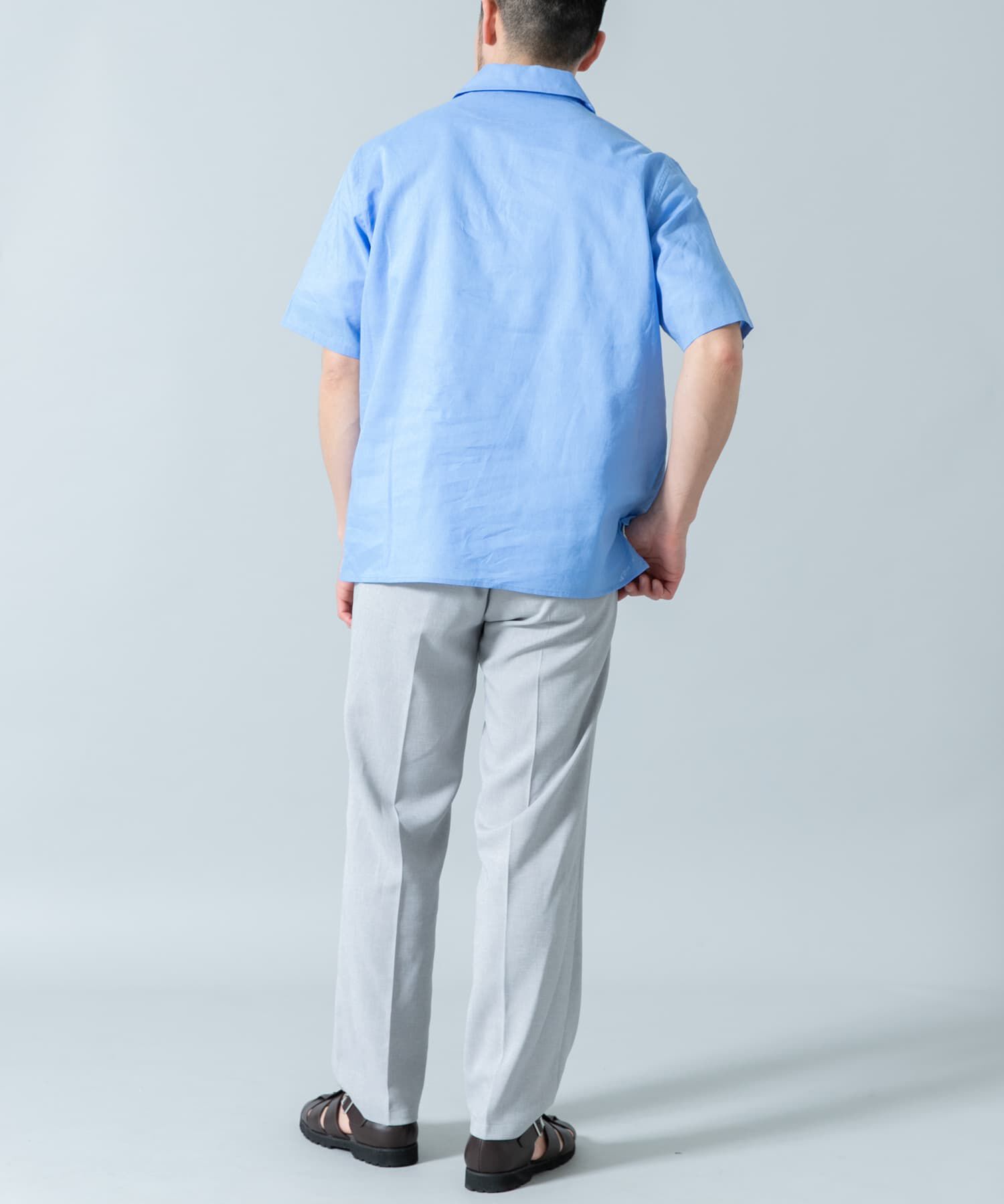 URBAN RESEARCH ROSSO「『XLサイズあり』リラックスコットンリネンスキッパーシャツ」|シャツ・ブラウス|