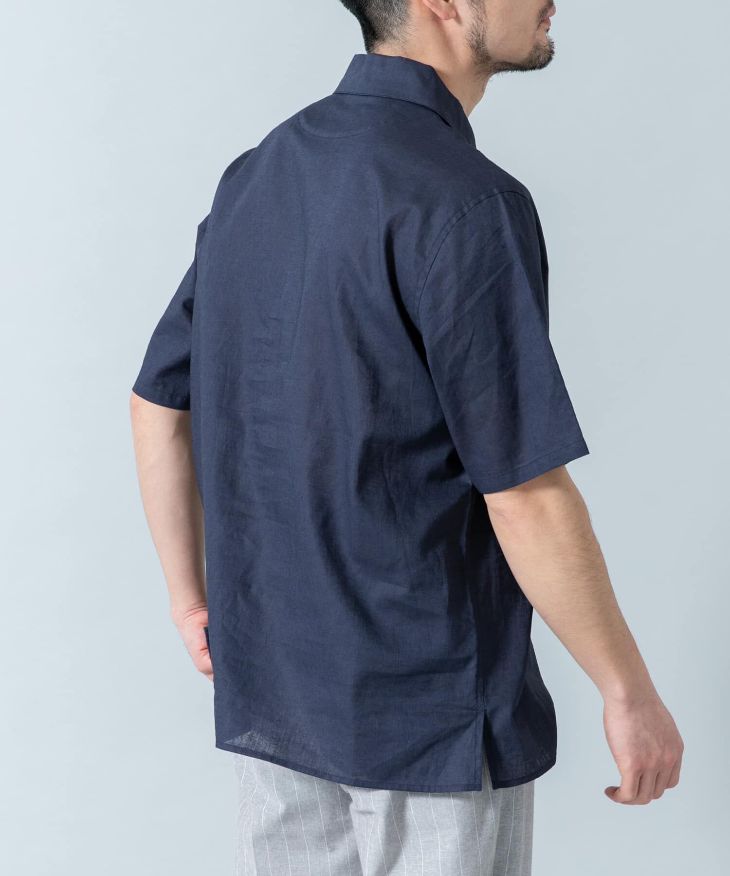 URBAN RESEARCH ROSSO「『XLサイズあり』リラックスコットンリネンスキッパーシャツ」|シャツ・ブラウス|