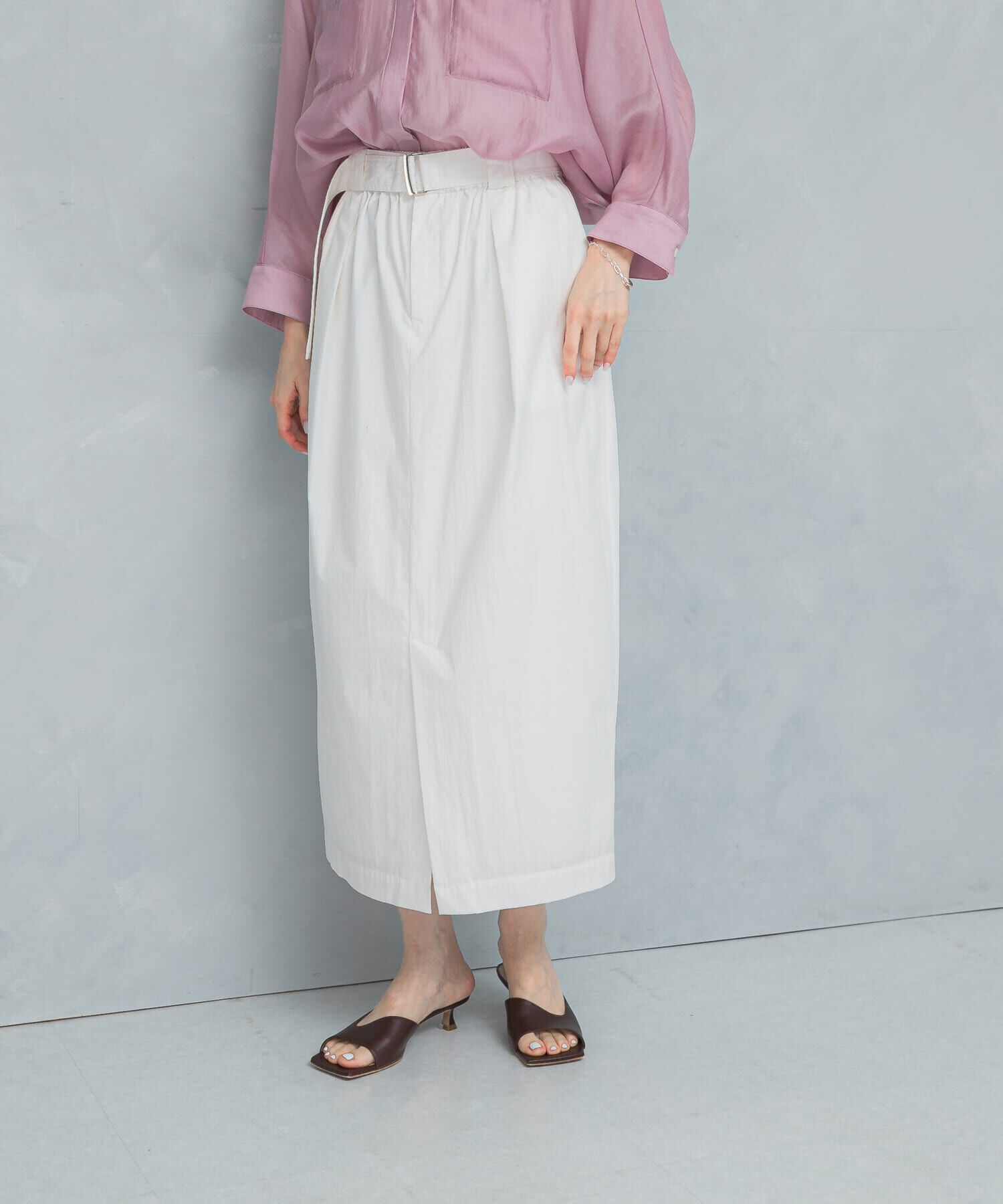 URBAN RESEARCH ROSSO「ベルト付スカート」|スカート|