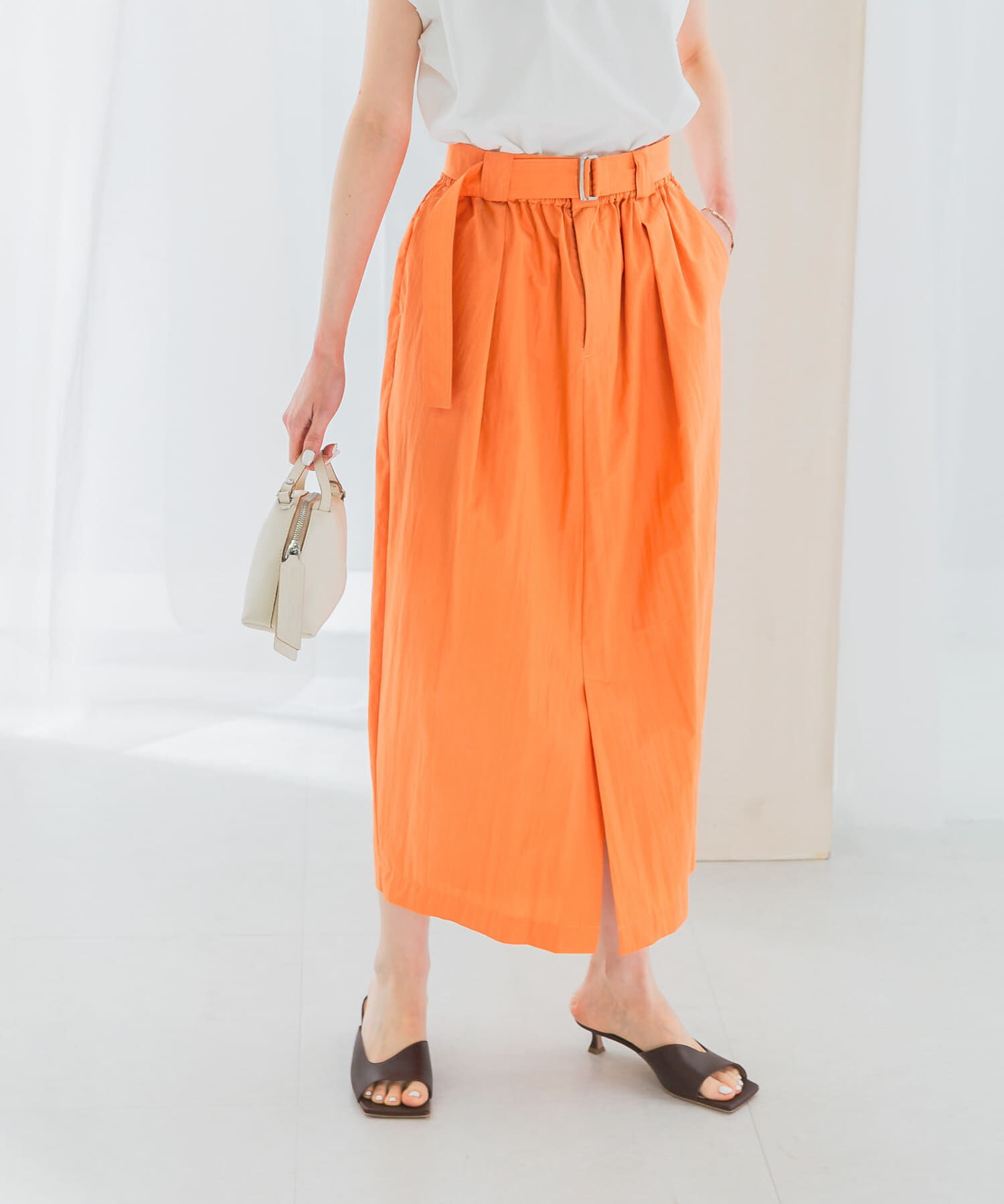 URBAN RESEARCH ROSSO「ベルト付スカート」|スカート|