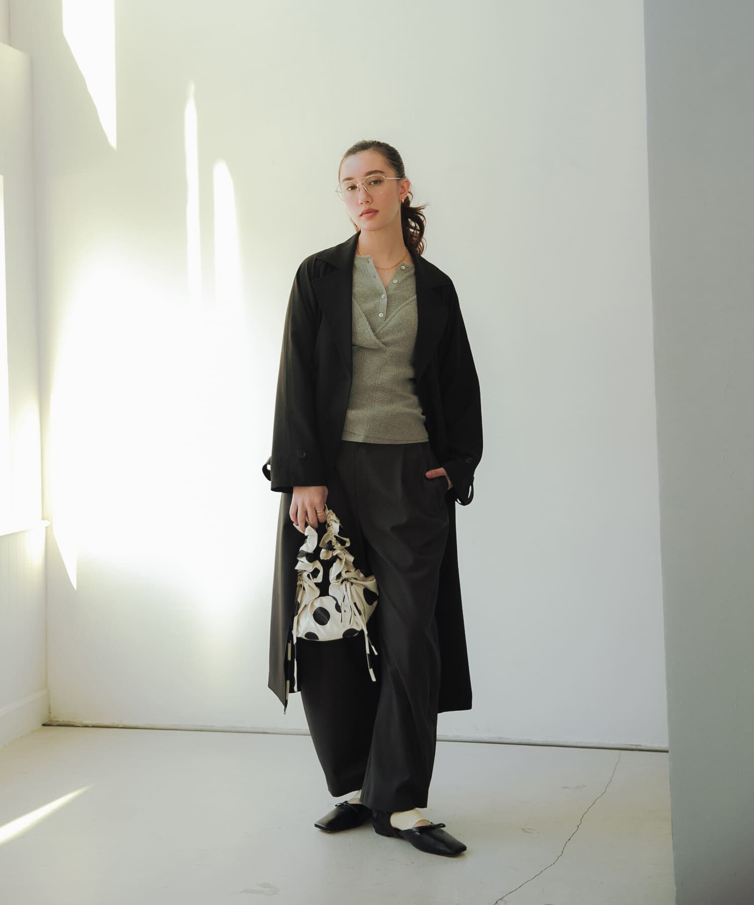 URBAN RESEARCH「パターンメッシュニットキャミソール」|ニット・セーター|