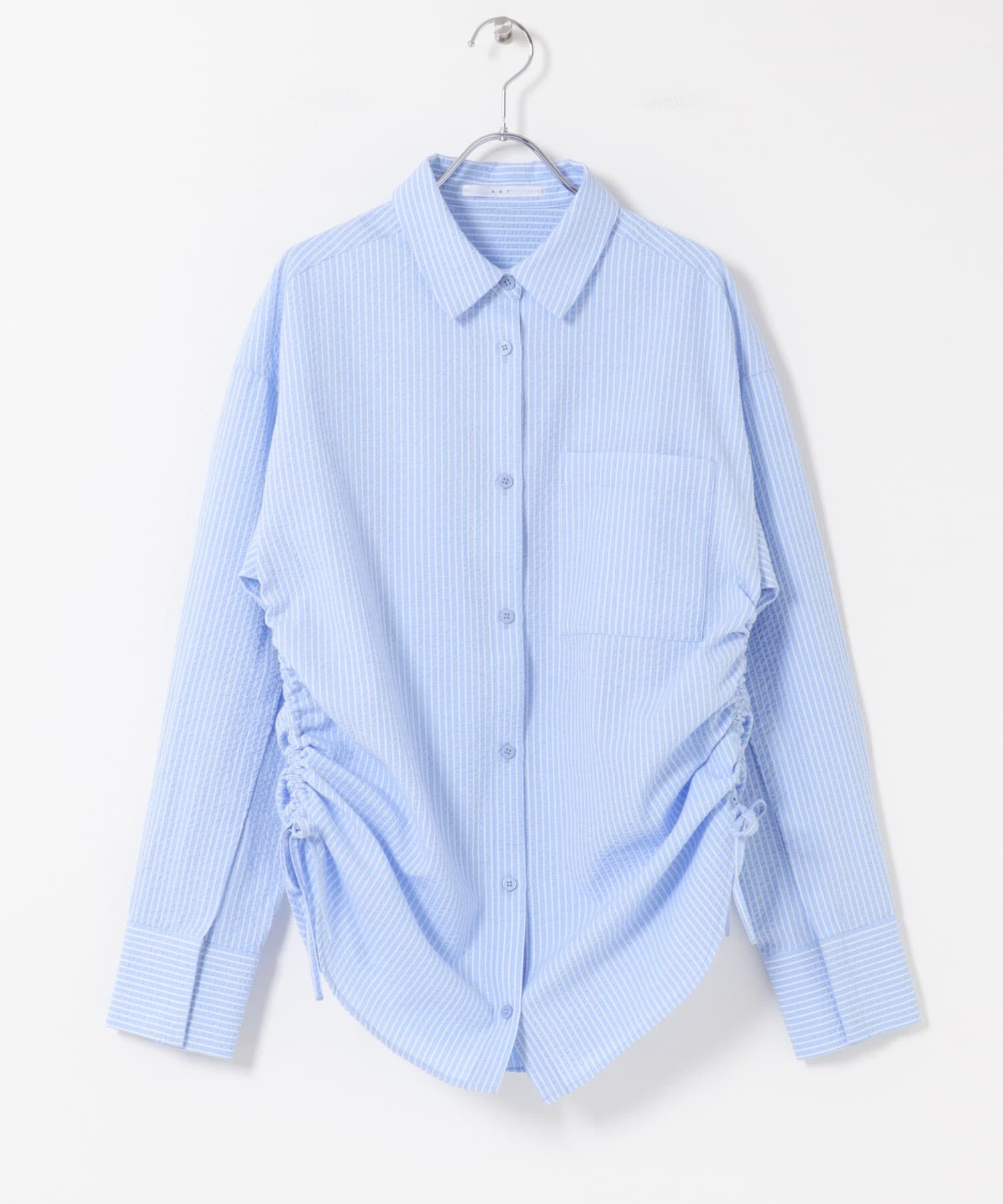  「サイドドロストサッカーシャツ」|シャツ・ブラウス|