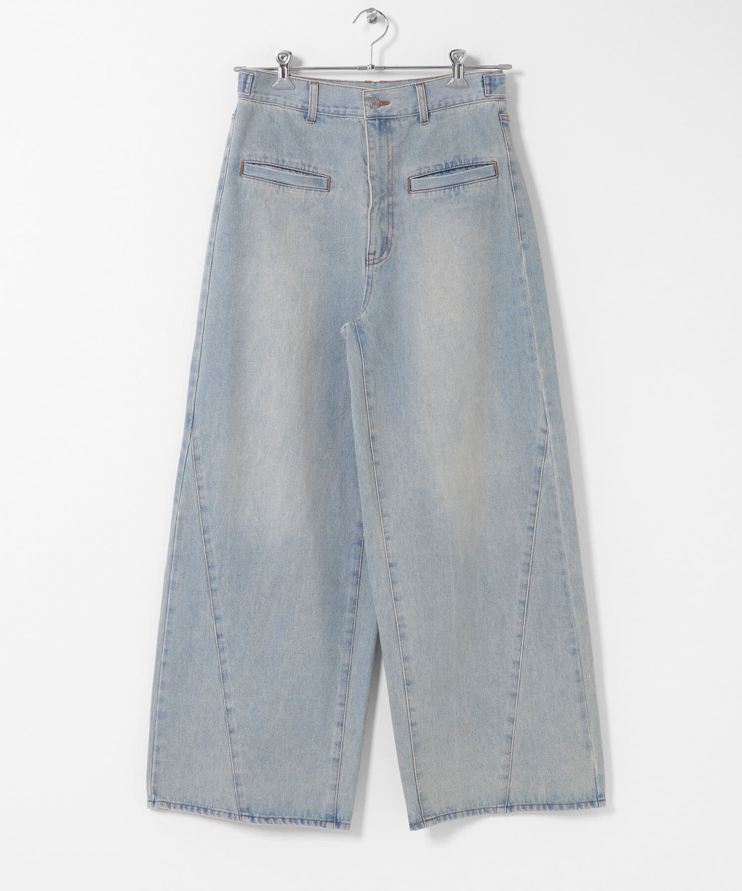 「WIDEレッグアジャストデニム」|デニム|