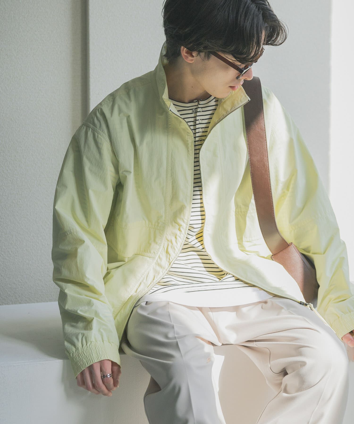 SENSE OF PLACE by URBAN RESEARCH「リップストップナイロンブルゾン」|ブルゾン・スタジャン|