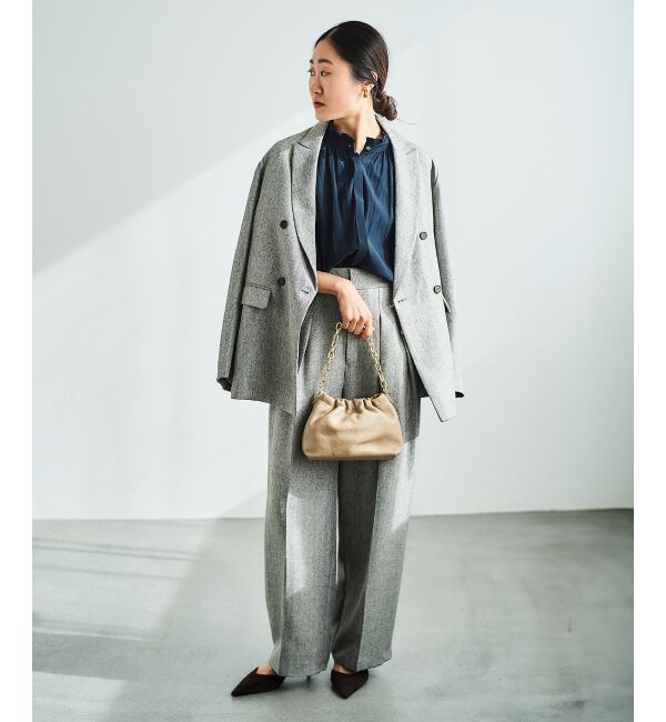 le.coeur blanc「AULENTTIギャザー2WAYショルダー」|ショルダー・メッセンジャー|