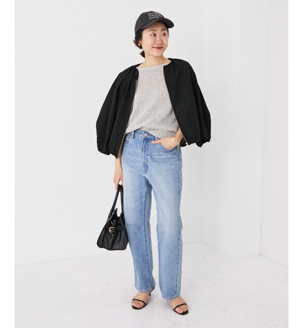  「《手洗い可能》スパンコールメッシュ2WAYニットベスト」|ベスト・ジレ|