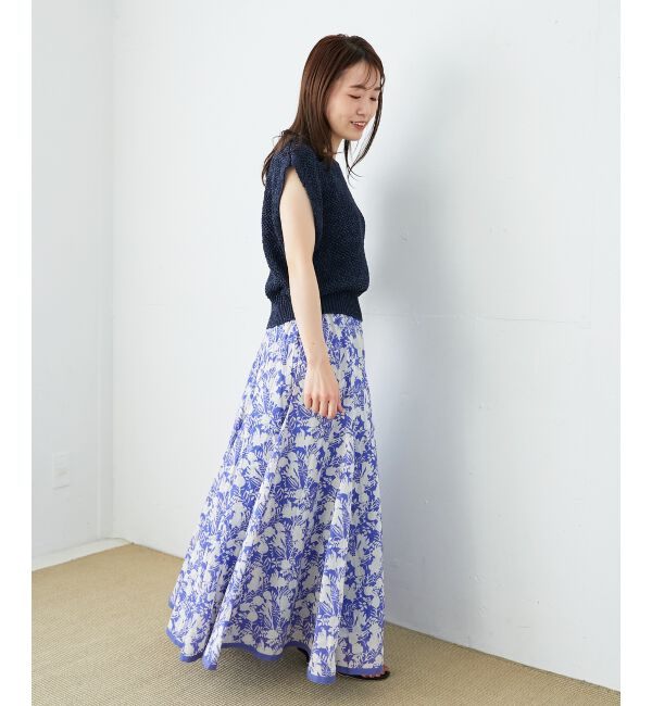  「《手洗い可能》スパンコールメッシュ2WAYニットベスト」|ベスト・ジレ|