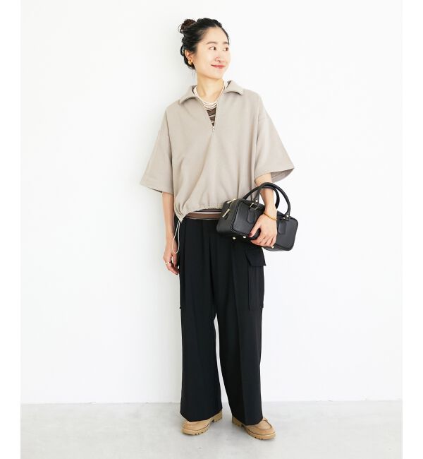  「センタープレスカーゴパンツ」|カーゴ|