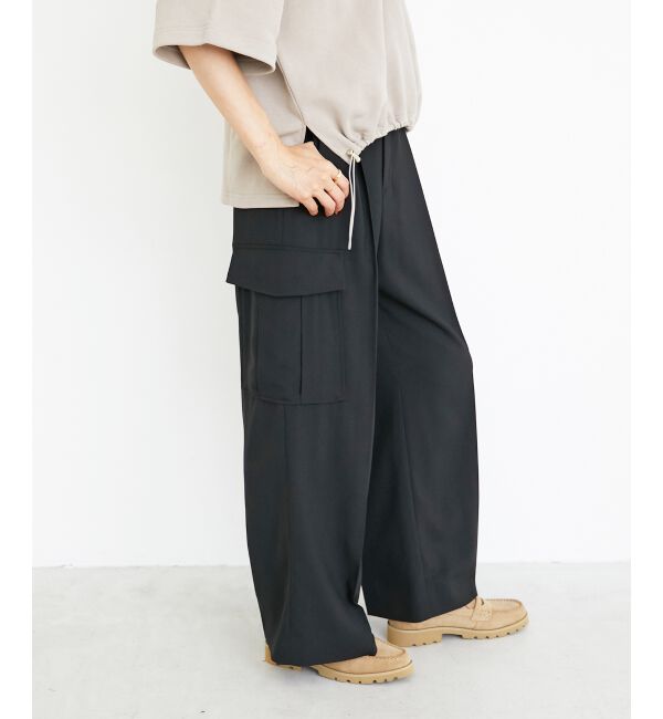  「センタープレスカーゴパンツ」|カーゴ|