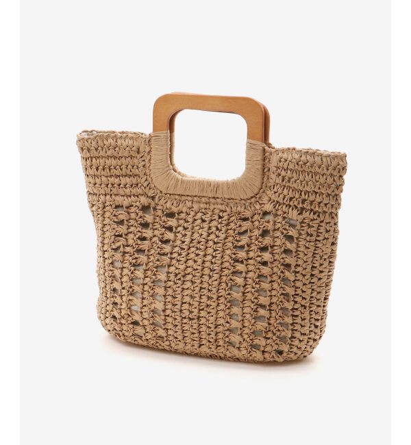  「ウッドハンドルトートバッグ」|トートバッグ|