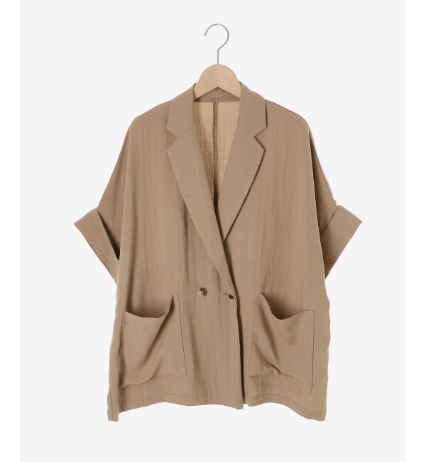  「タンブラーハーフスリーブテーラードジャケット」|その他|