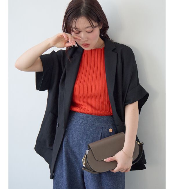  「タンブラーハーフスリーブテーラードジャケット」|その他|