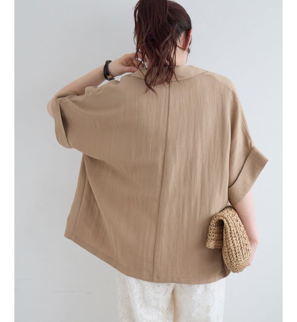  「タンブラーハーフスリーブテーラードジャケット」|その他|