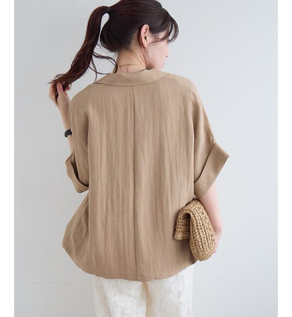  「タンブラーハーフスリーブテーラードジャケット」|その他|