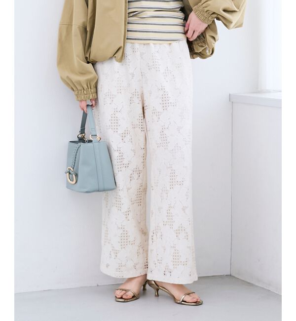  「レースイージーワイドパンツ」|その他|オフ