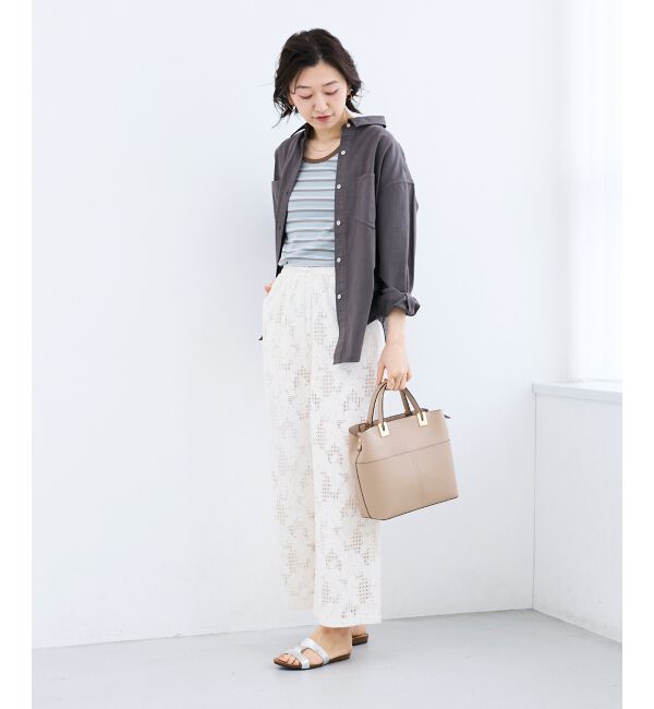  「レースイージーワイドパンツ」|その他|