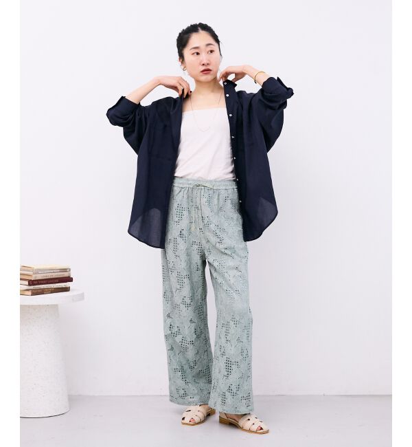  「レースイージーワイドパンツ」|その他|