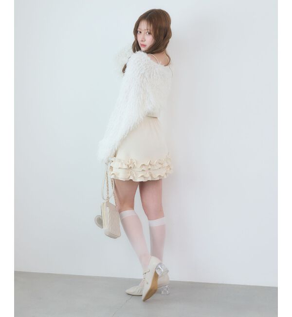  「フリルヘムキラキラスカパン」|スカート|