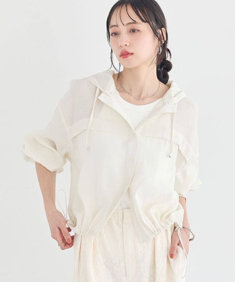 earth music&ecology「シアーシャツブルゾン」|ブルゾン・スタジャン|