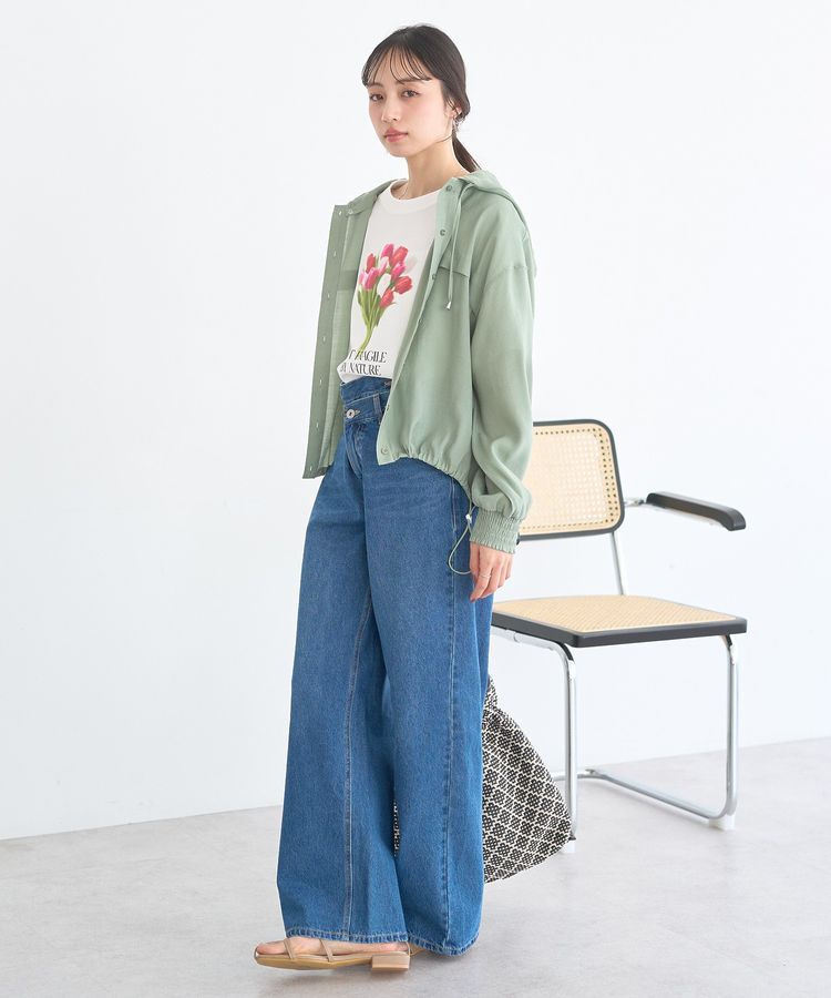 earth music&ecology「シアーシャツブルゾン」|ブルゾン・スタジャン|