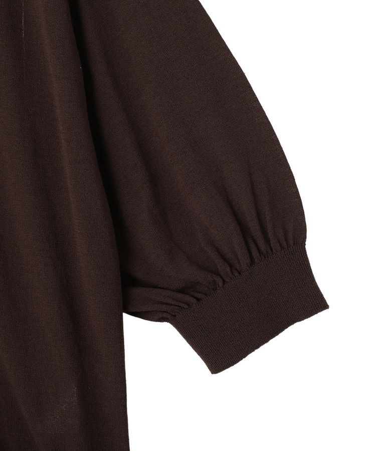 AMERICAN HOLIC「【抗菌防臭】5分袖シアーVネックニットカーディガン」|カーディガン|