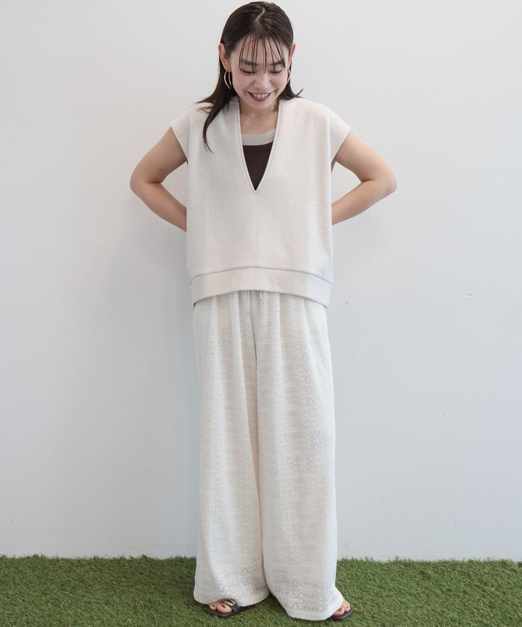 AMERICAN HOLIC「【RUSSELL】裏毛Vネックベスト」|ベスト・ジレ|