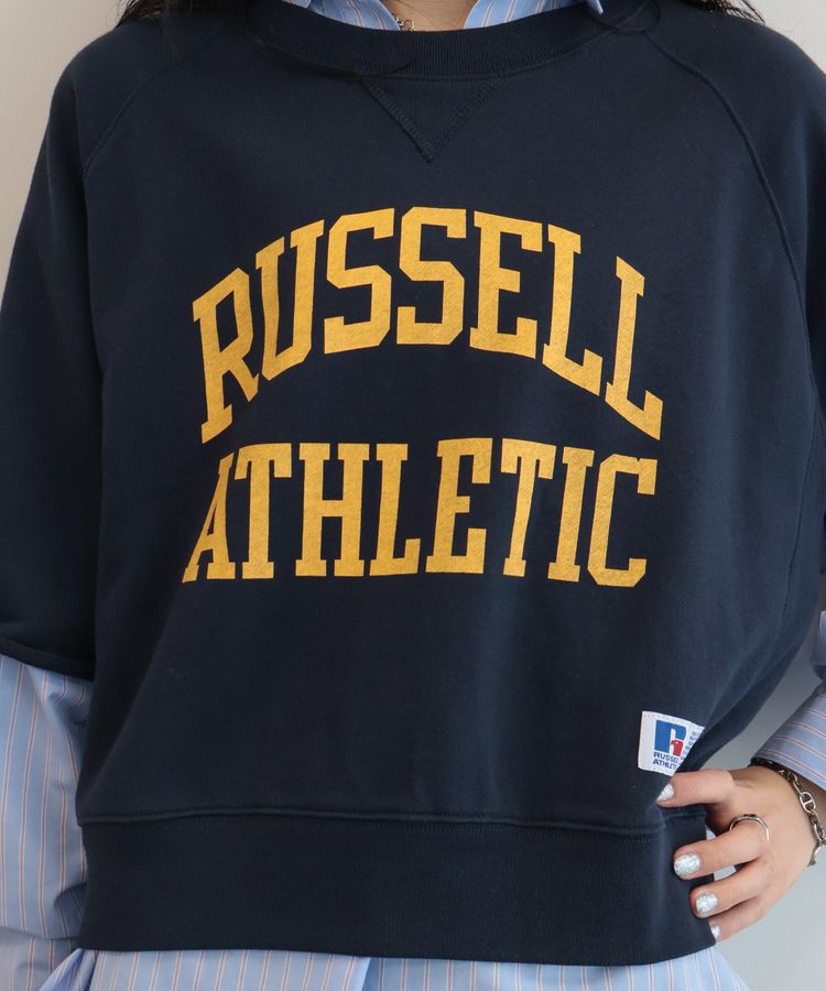 AMERICAN HOLIC「【RUSSELL】ロゴ半袖スウェット」|スウェット・ジャージ|