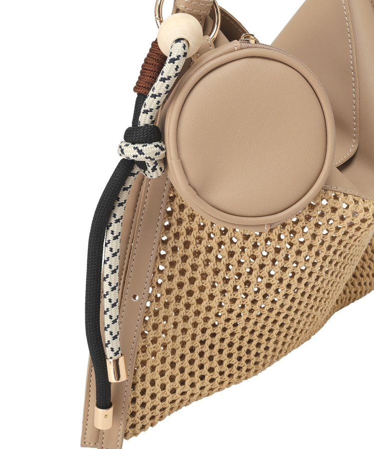 Green Parks「【2SET】ポーチチャーム付き雑材トートバッグ」|トートバッグ|