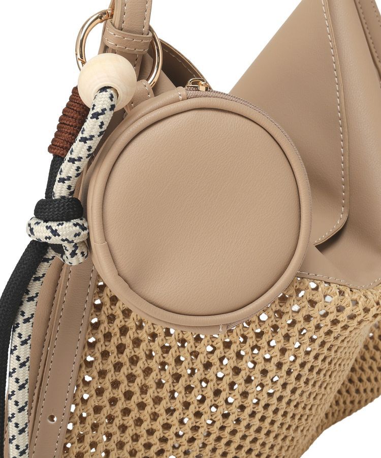 Green Parks「【2SET】ポーチチャーム付き雑材トートバッグ」|トートバッグ|