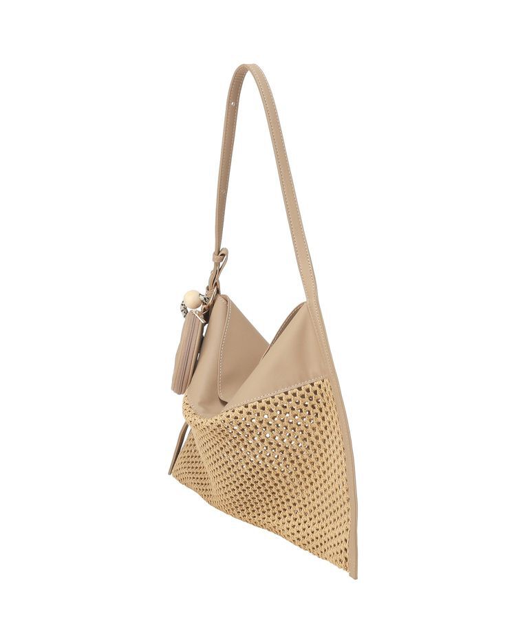 Green Parks「【2SET】ポーチチャーム付き雑材トートバッグ」|トートバッグ|