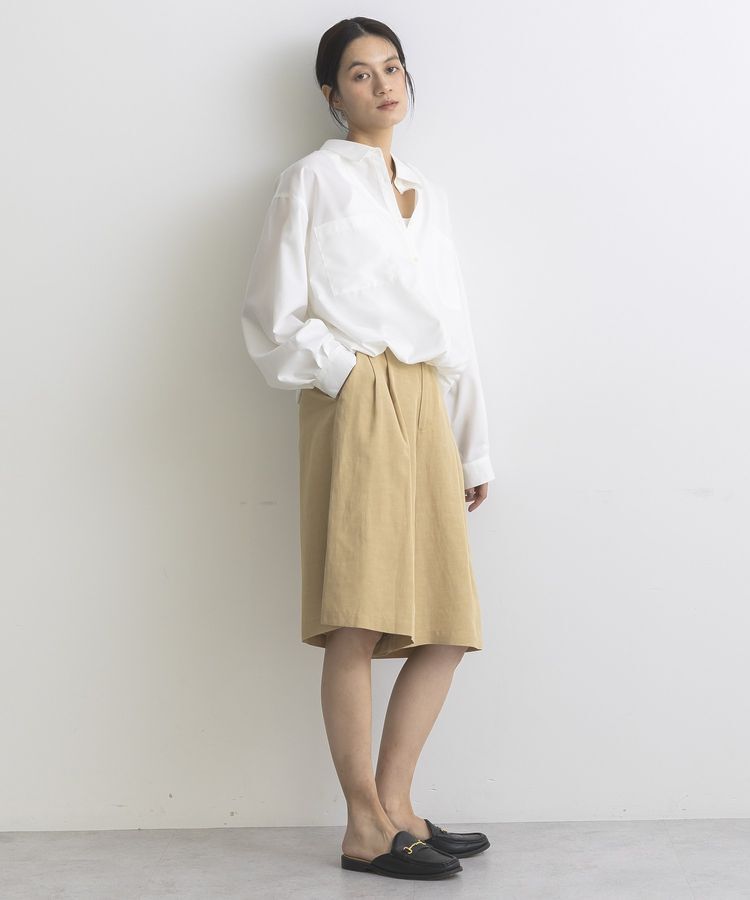 GARAGE OF GOOD CLOTHING「裾ドロストロングスリーブスクエアシャツ」|シャツ・ブラウス|