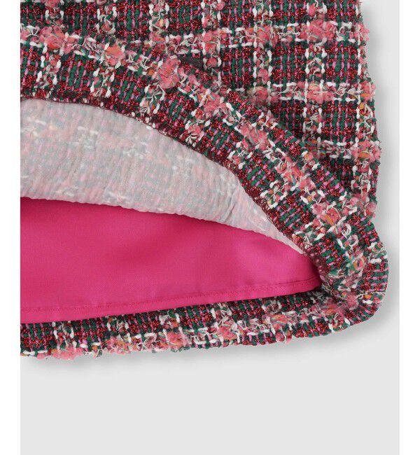 LOULOU WILLOUGHBY「【LOULOU WILLOUGHBY】TOURNIERツイードミニスカート」|スカート|