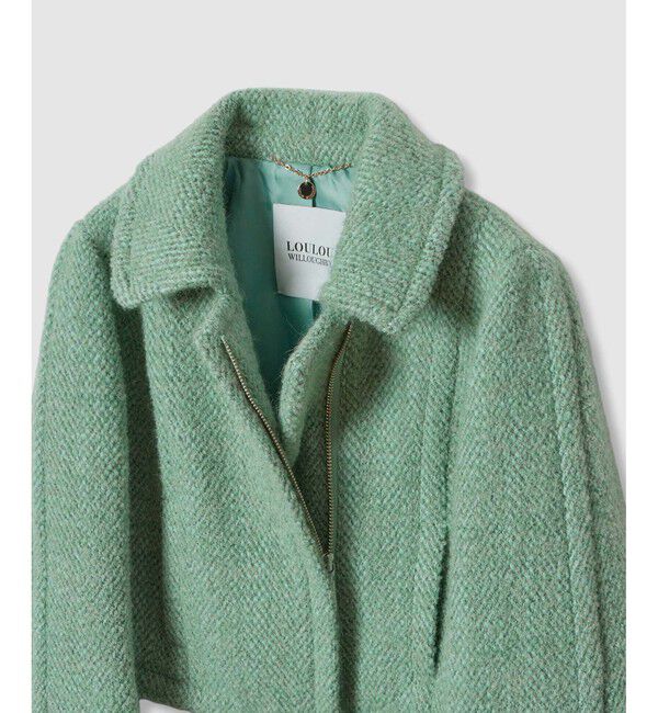 LOULOU WILLOUGHBY「【LOULOU WILLOUGHBY】BONOTTOステンカラージャケット」|ブルゾン・スタジャン|