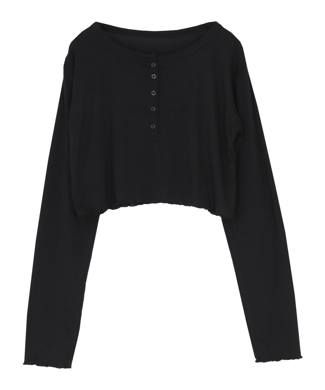 titivate「コンパクトヘンリーネックロングスリーブトップス」|Tシャツ・カットソー|