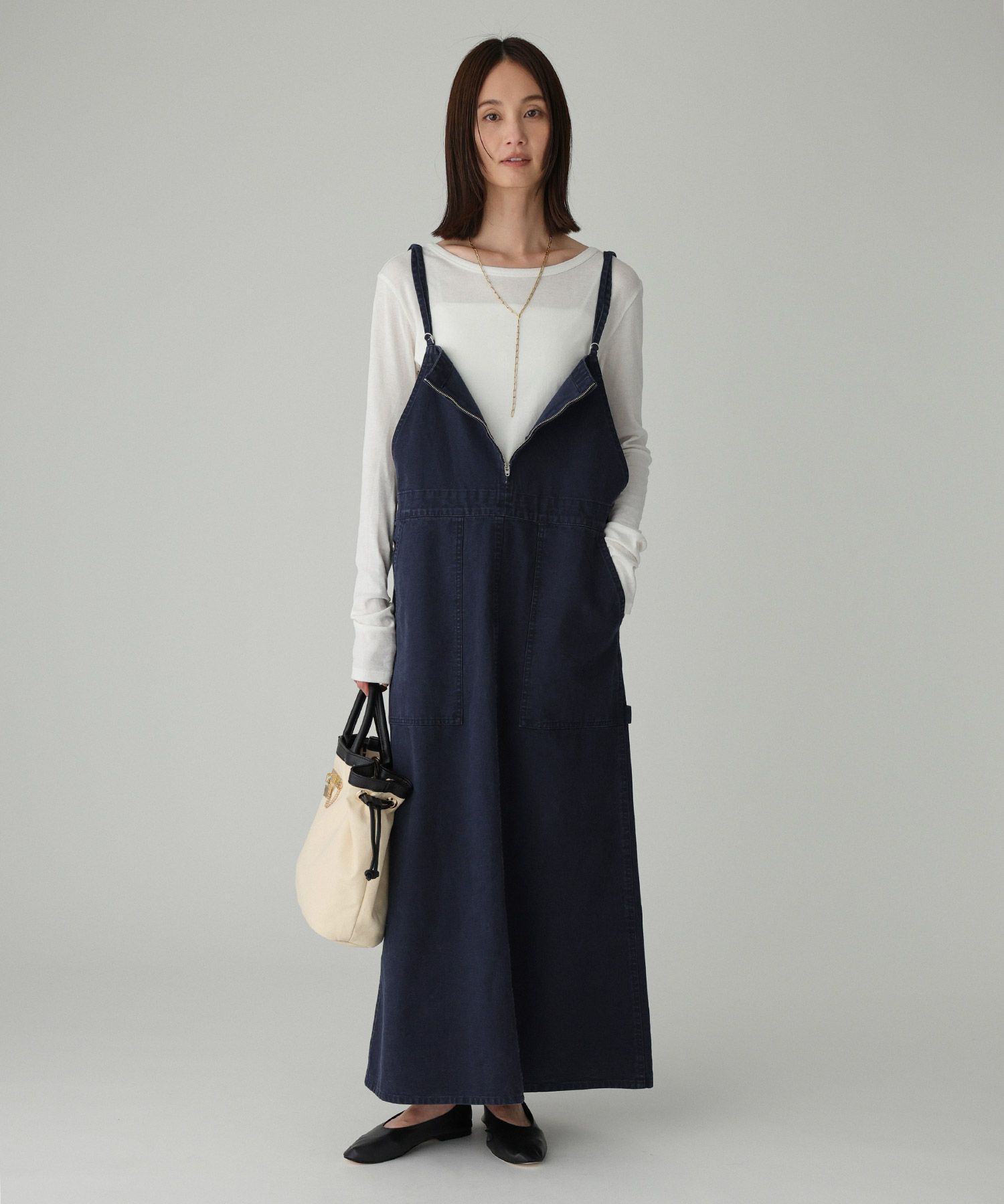 BABYLONE「ダックジャンパースカート」|ジャンパースカート|ﾈｲﾋﾞｰ