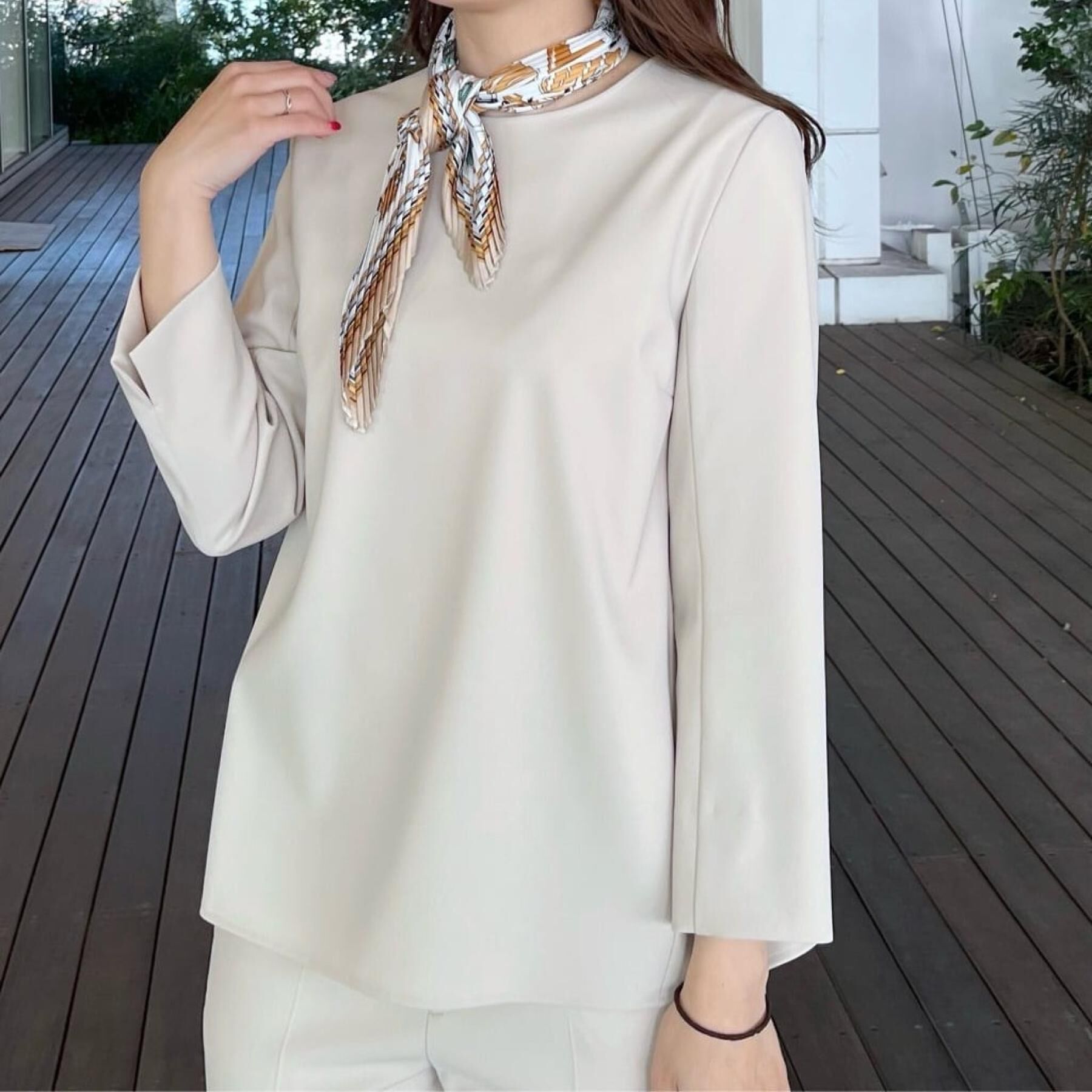 COUP DE CHANCE「【洗える／撥水加工】Aラインブラウス」|シャツ・ブラウス|