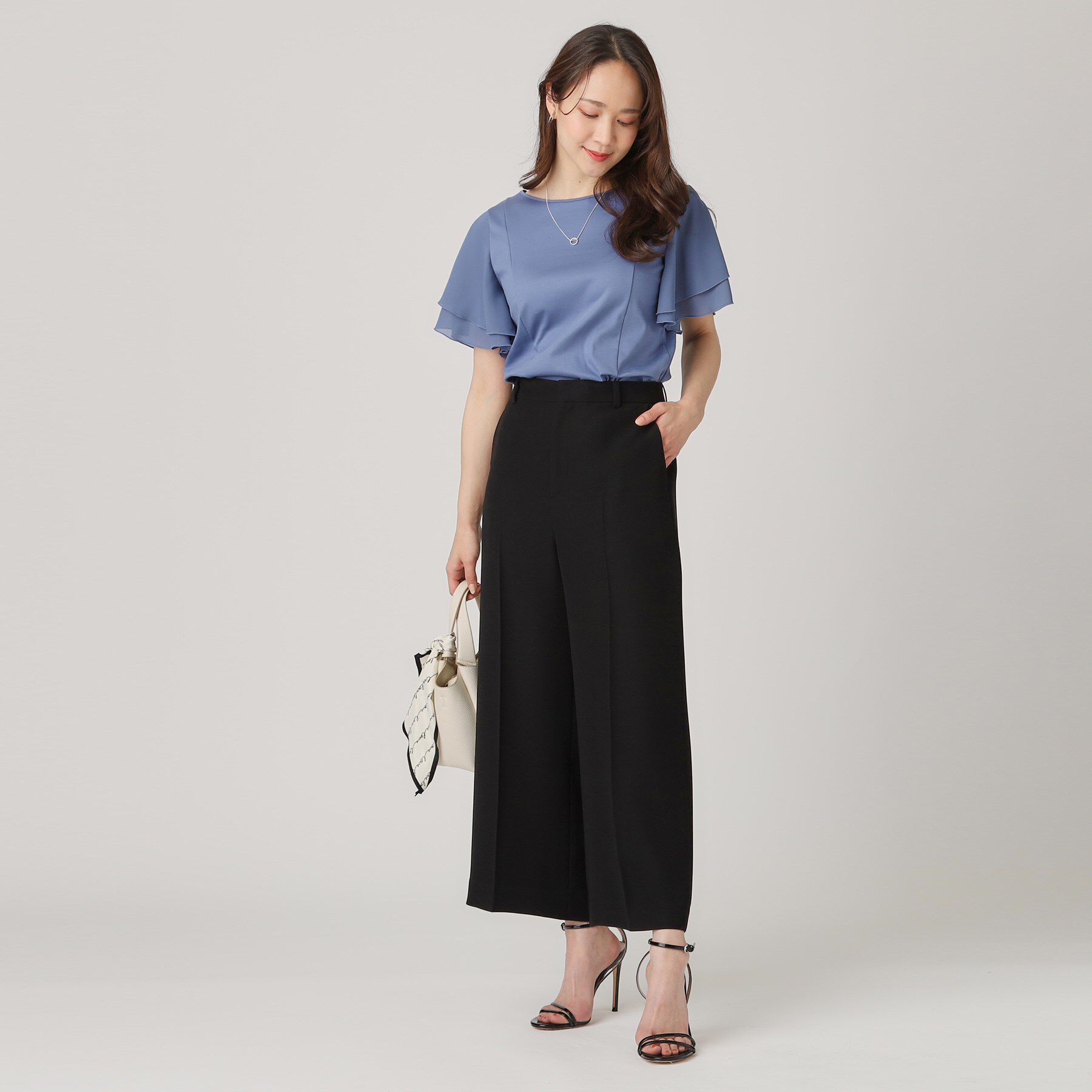 COUP DE CHANCE「【洗える／日本製】センタープレス入ワイドパンツ」|その他|