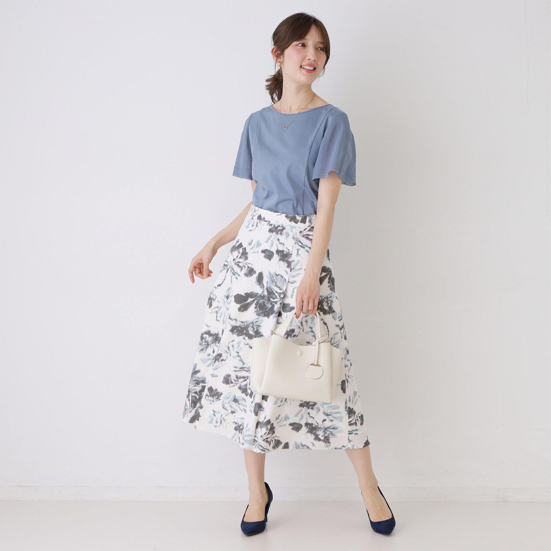 COUP DE CHANCE「【手洗い可】フレアスリーブカットソー」|Tシャツ・カットソー|